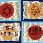 Chanukah cards (set of 4)