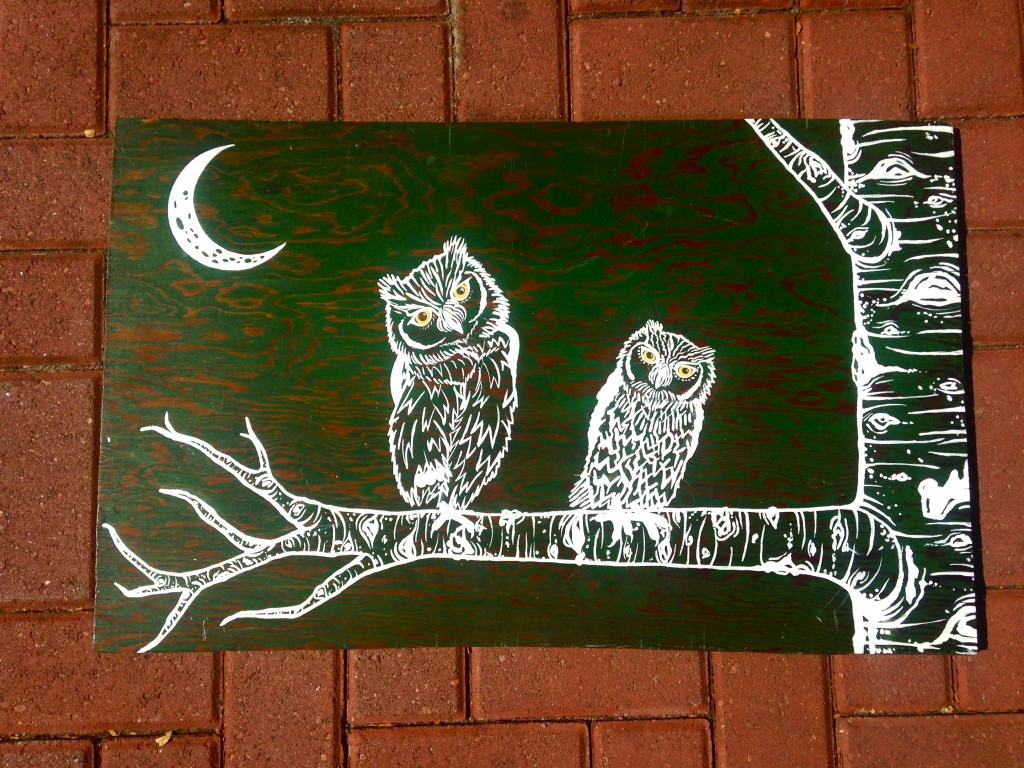 Moonlit Owls